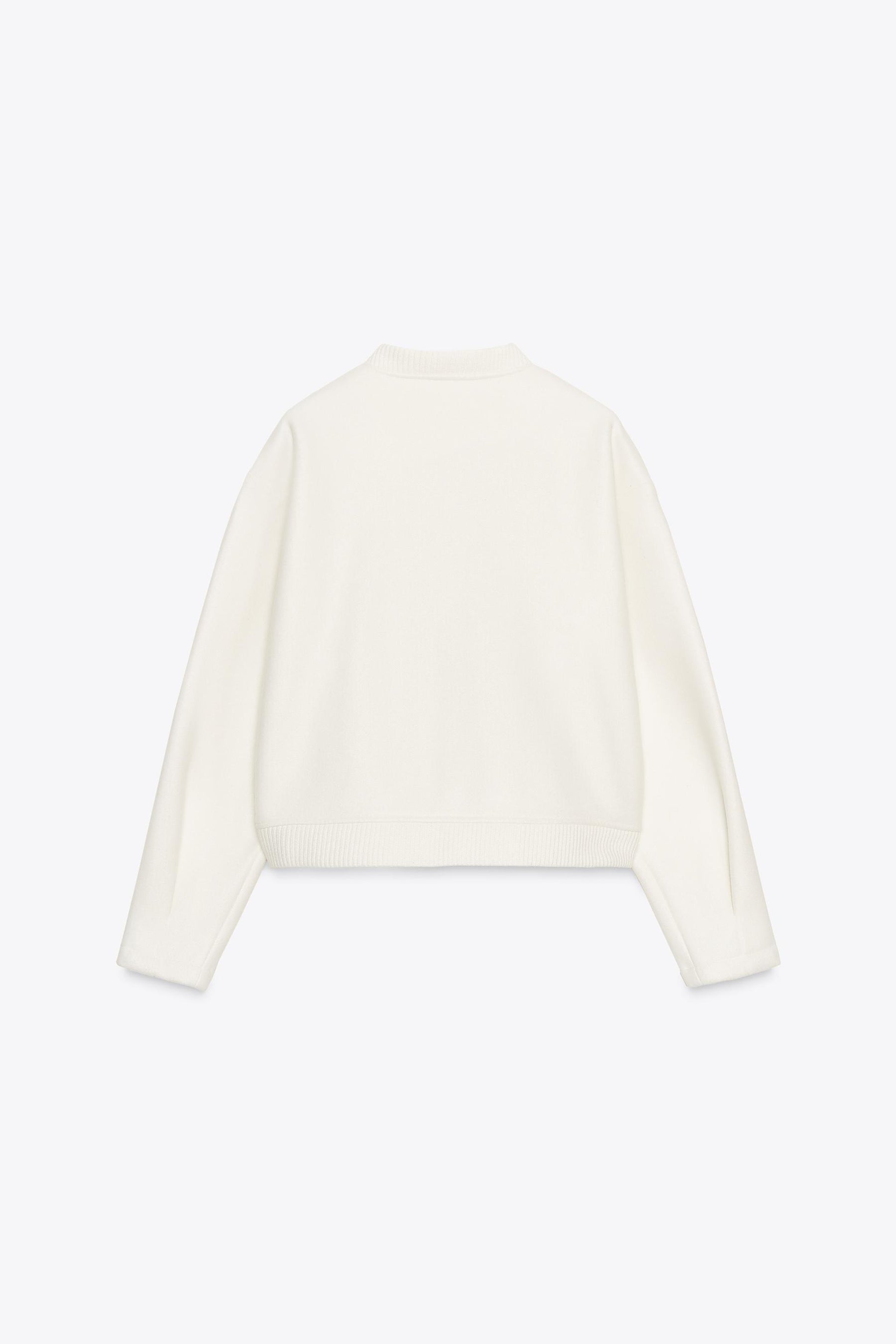 SOFT BOMBER JACKET WITH GOLDEN BUTTONS - Image 4