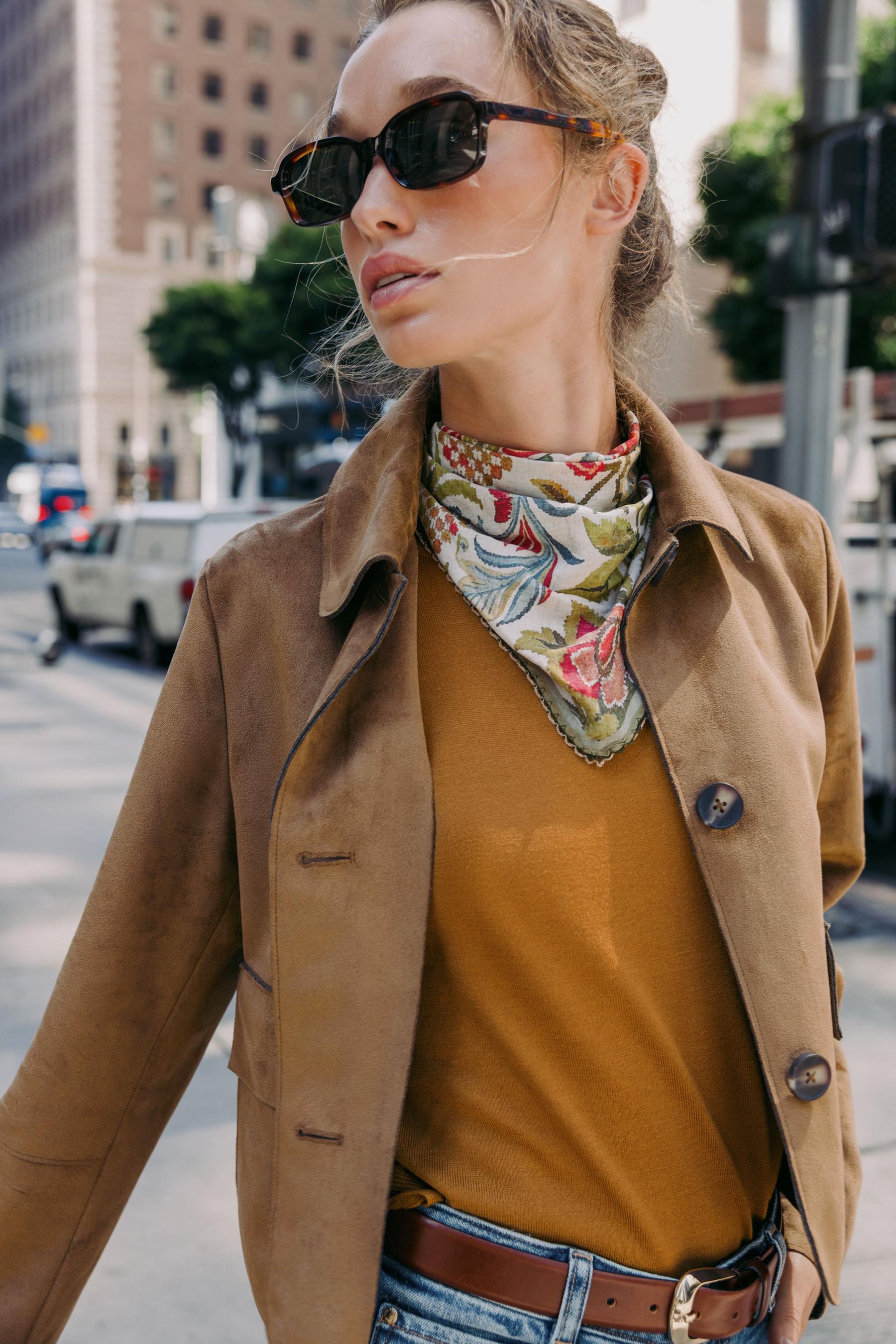 SHORT FAUX SUEDE JACKET - Image 3