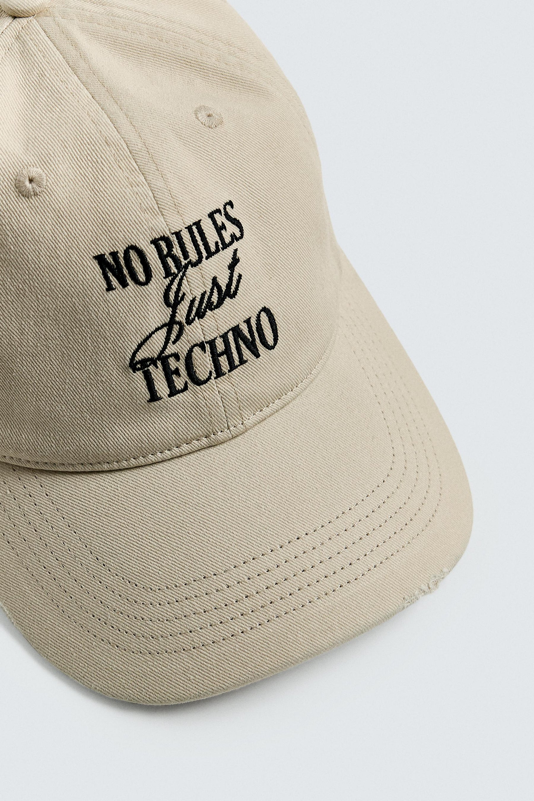 WASHED EMBROIDERY CAP - Image 6