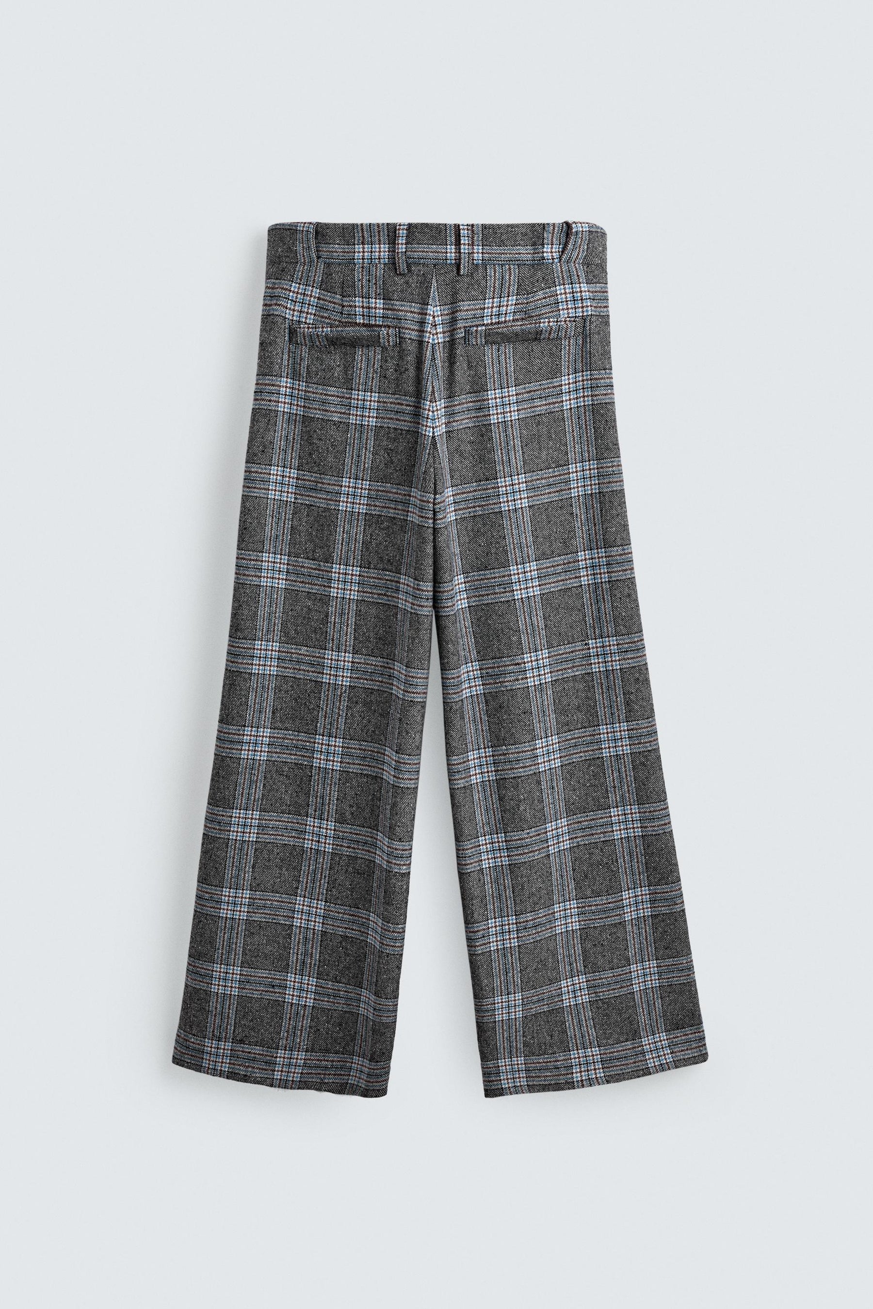 WIDE-LEG CHECK TROUSERS HARRY LAMBERT FOR X DISNEY - Image 7