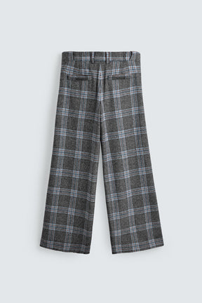 WIDE-LEG CHECK TROUSERS HARRY LAMBERT FOR X DISNEY - Image 7