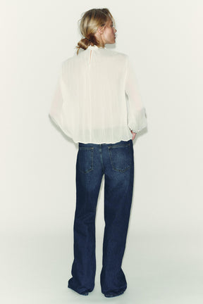 Cotton Gauze Blouse with