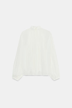 Cotton Gauze Blouse with