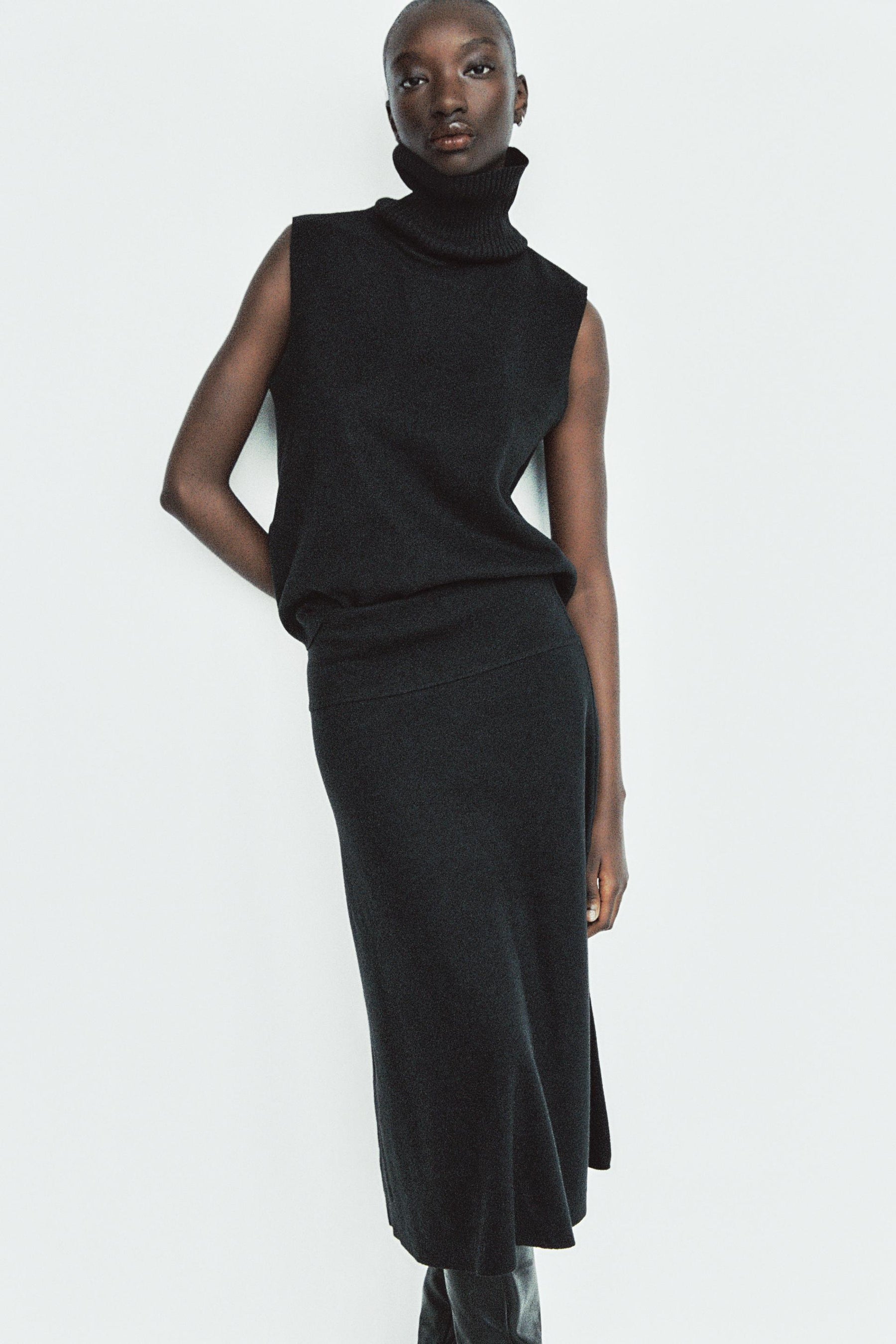 Soft High Neck Shirt