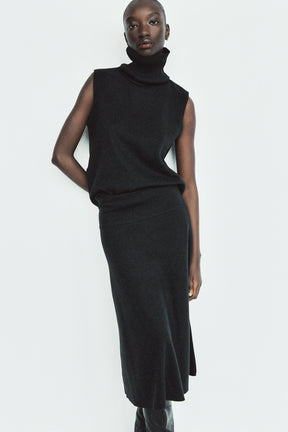 Soft High Neck Shirt