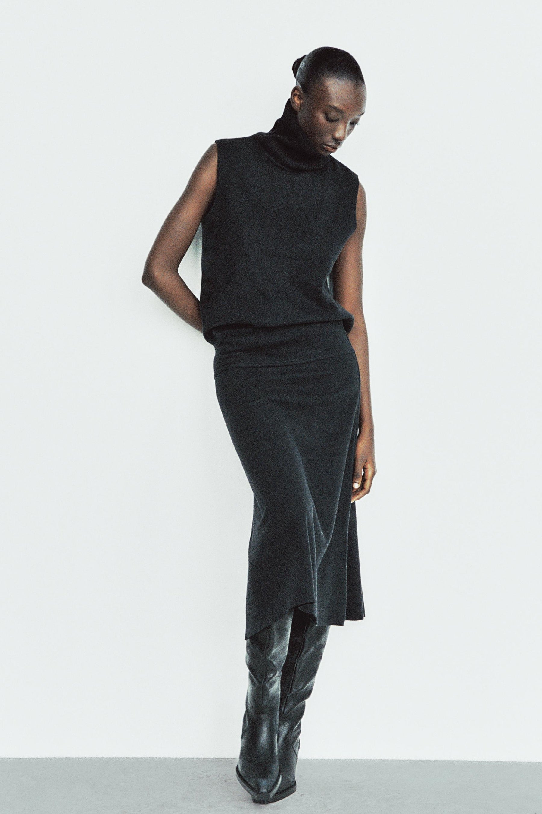 Soft High Neck Shirt