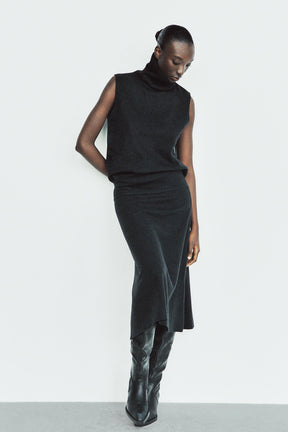 Soft High Neck Shirt