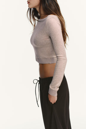 Cropped Cotton Top