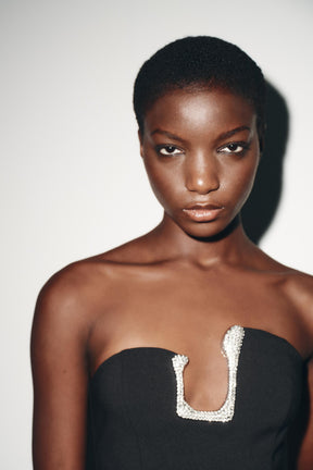 Sparkling Bandeau Top