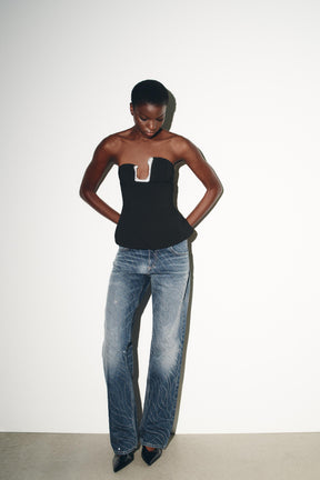 Sparkling Bandeau Top