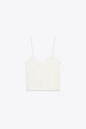 Strappy Cutwork Top