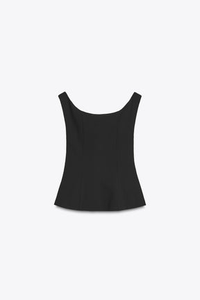 Crepe Sleeveless Top