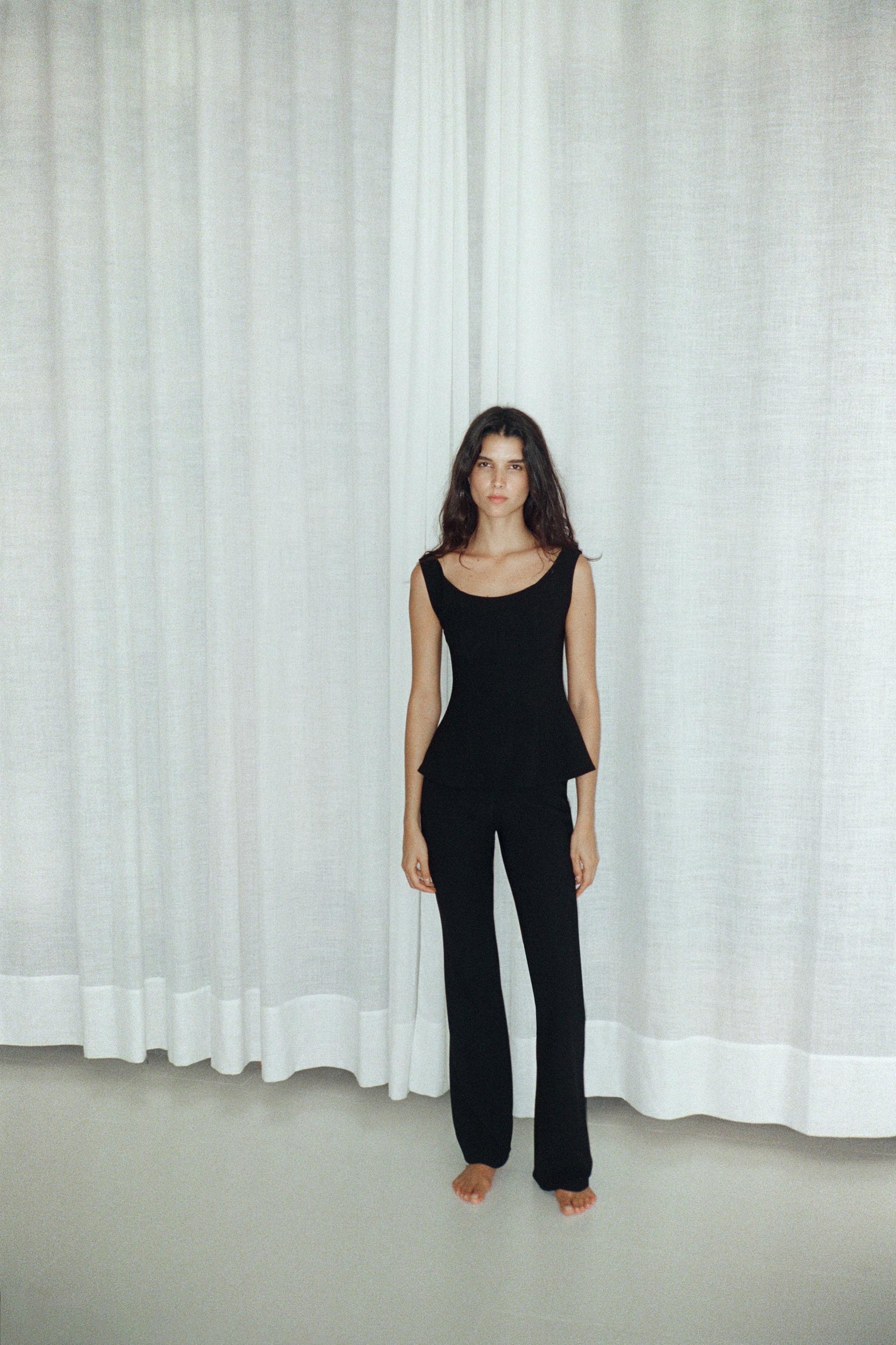 Crepe Sleeveless Top