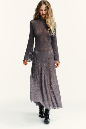 SOFT-TOUCH LACE DRESS - Image 4