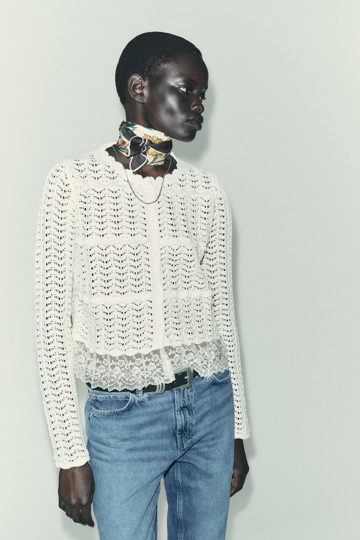 Chenille Romantic Cardigan