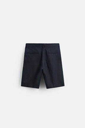 LINEN/COTTON BERMUDA SHORTS - Image 7