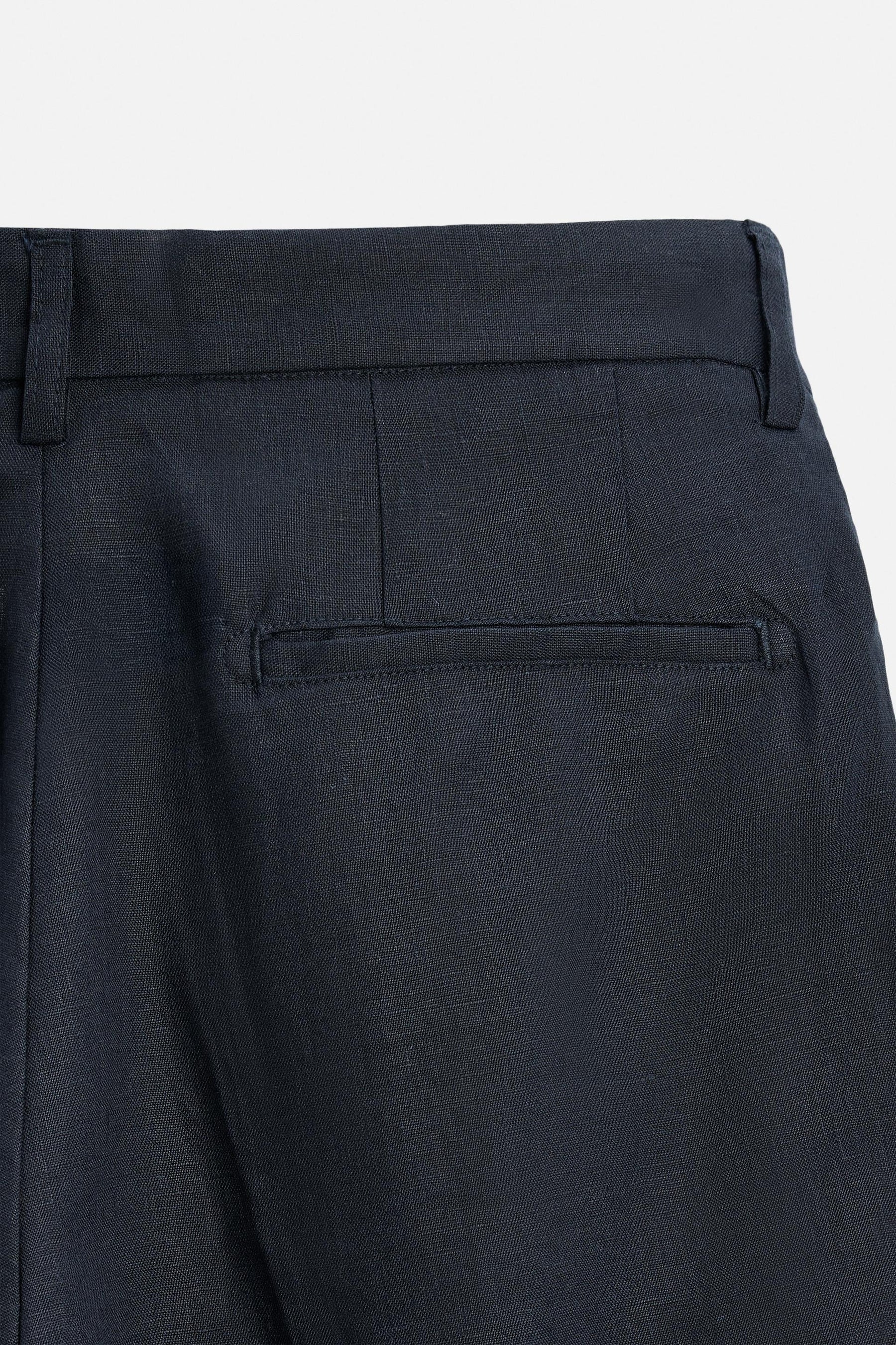 LINEN/COTTON BERMUDA SHORTS - Image 9