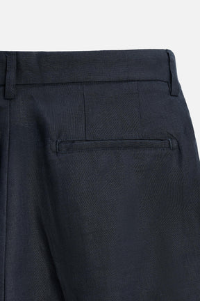 LINEN/COTTON BERMUDA SHORTS - Image 9