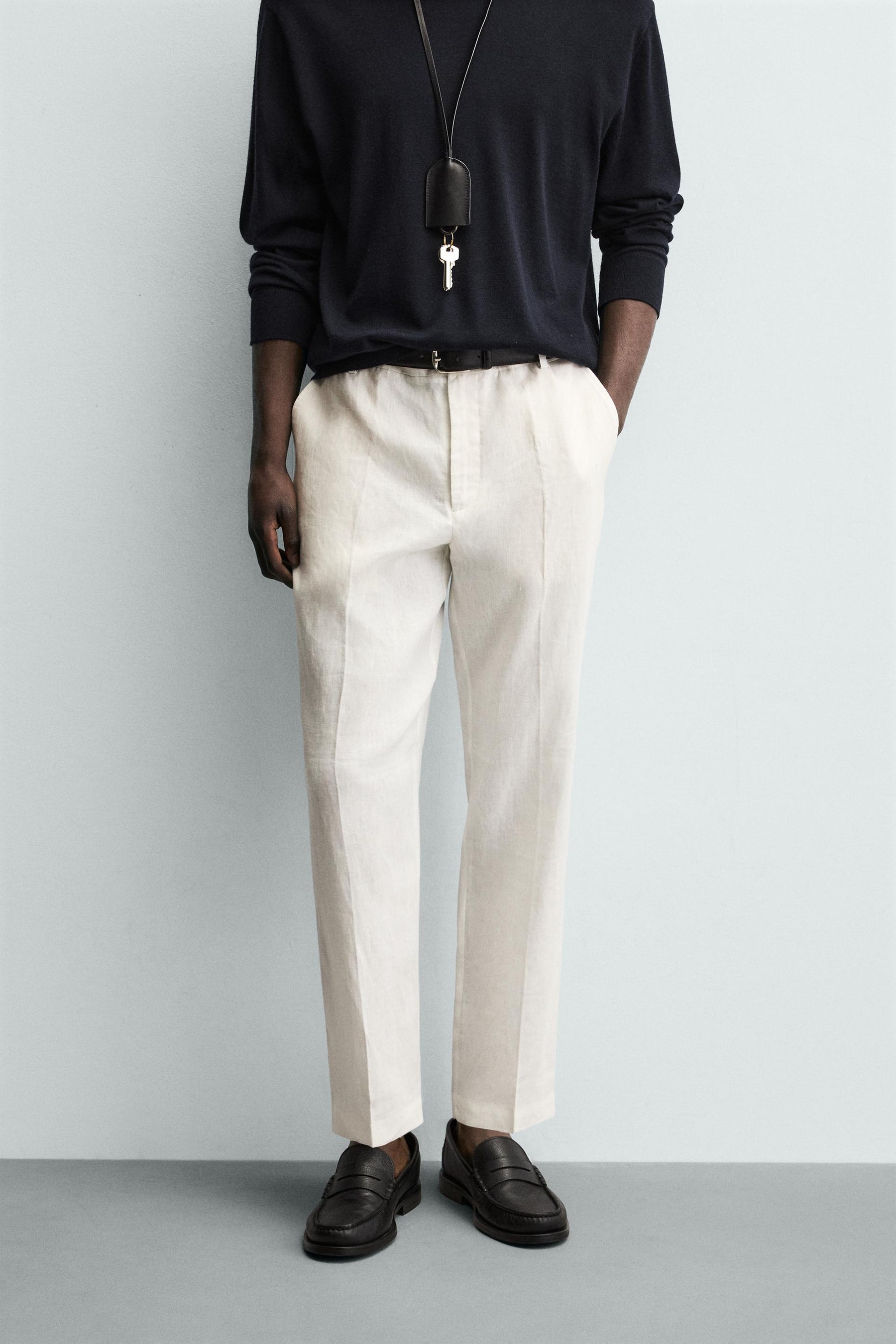 Linen Regular Trousers