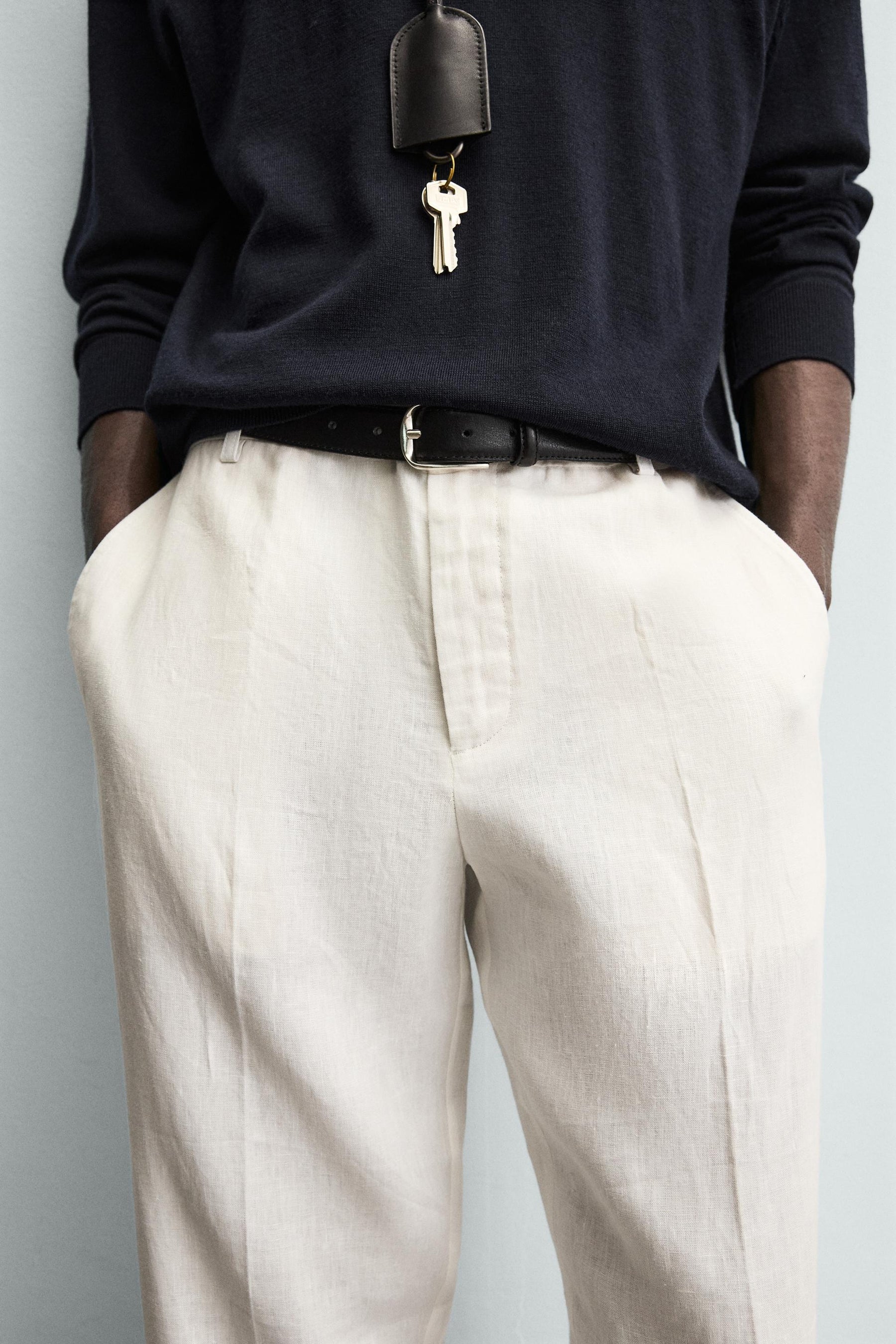 Linen Regular Trousers