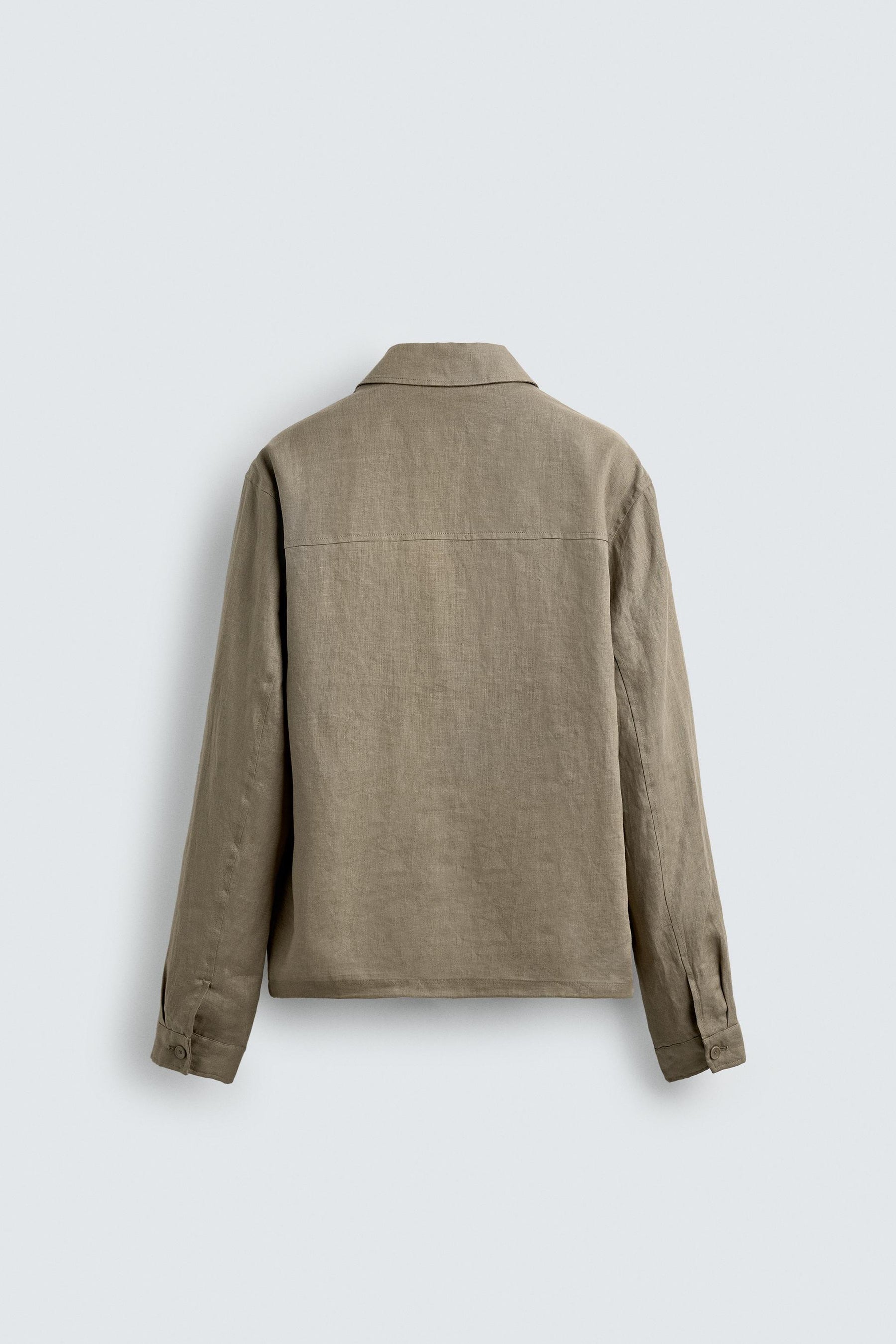 100% LINEN OVERSHIRT - Image 7