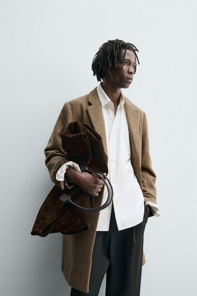 REGULAR FIT WOOL COAT - Image 5