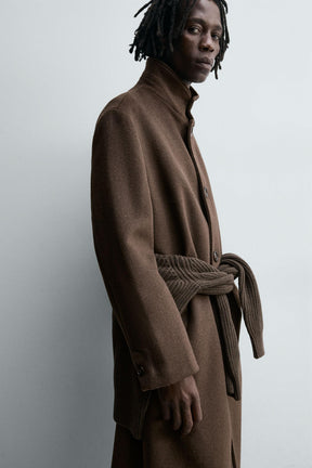 TEXTURED WOOL COAT - Image 5