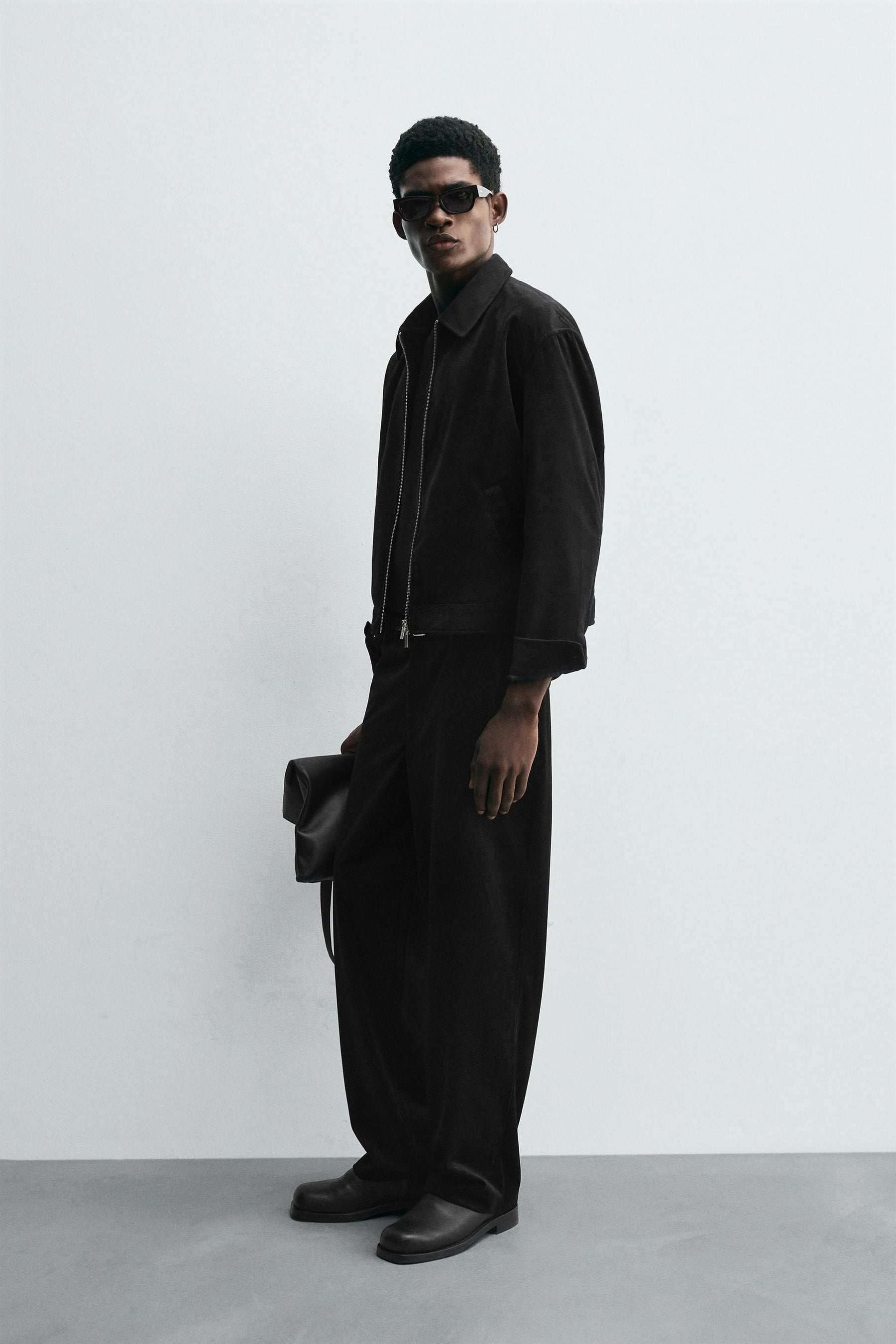 TEXTURED VELVET TROUSERS - Image 4