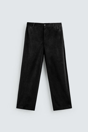 TEXTURED VELVET TROUSERS - Image 6