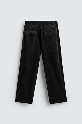 TEXTURED VELVET TROUSERS - Image 7