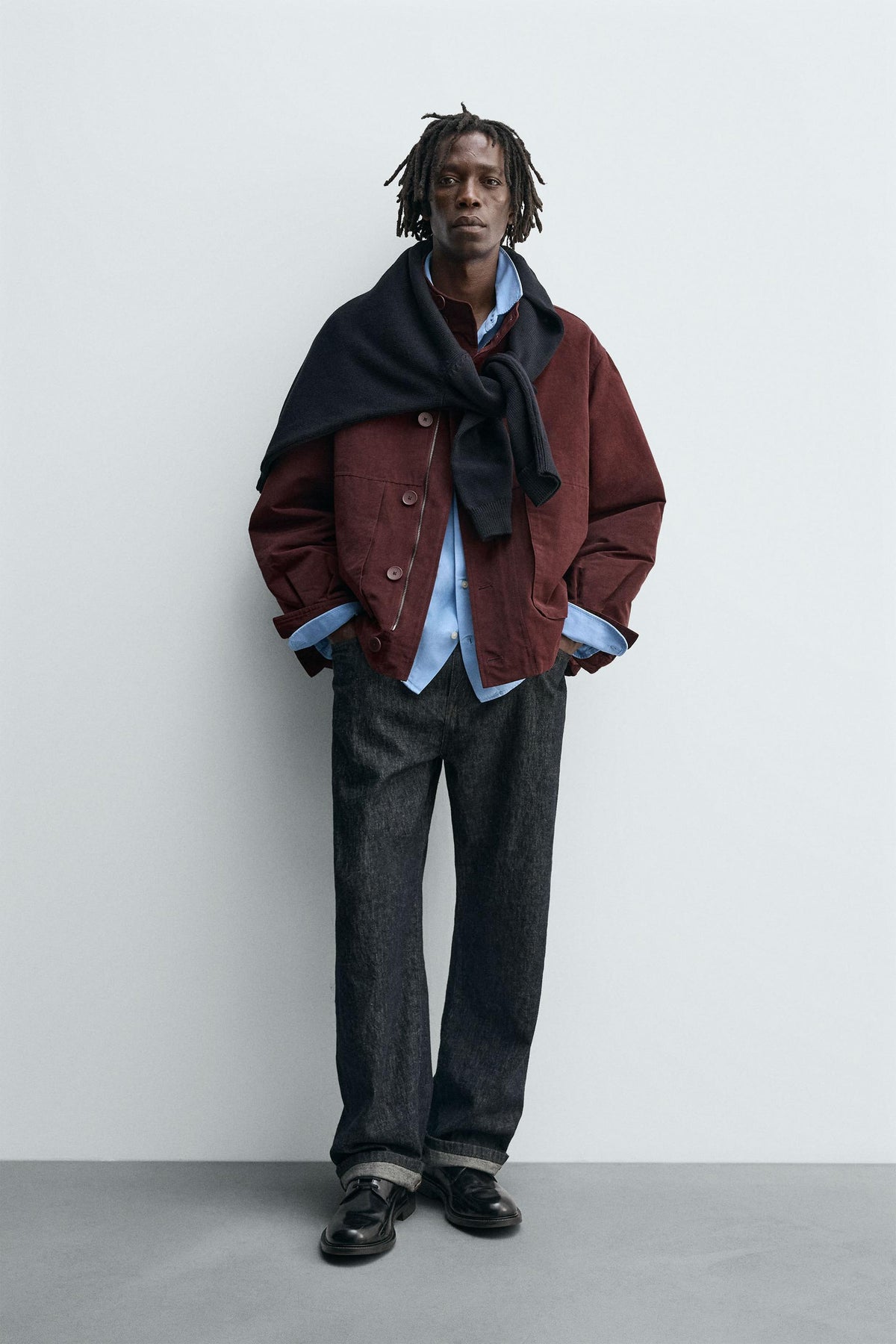 BOXY FIT POCKET JACKET - Image 1