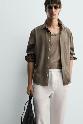 Relaxed Linen Trousers