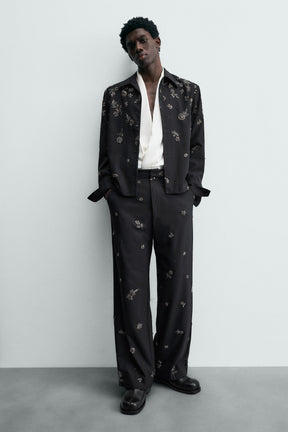 Sequin Relaxed Trousers