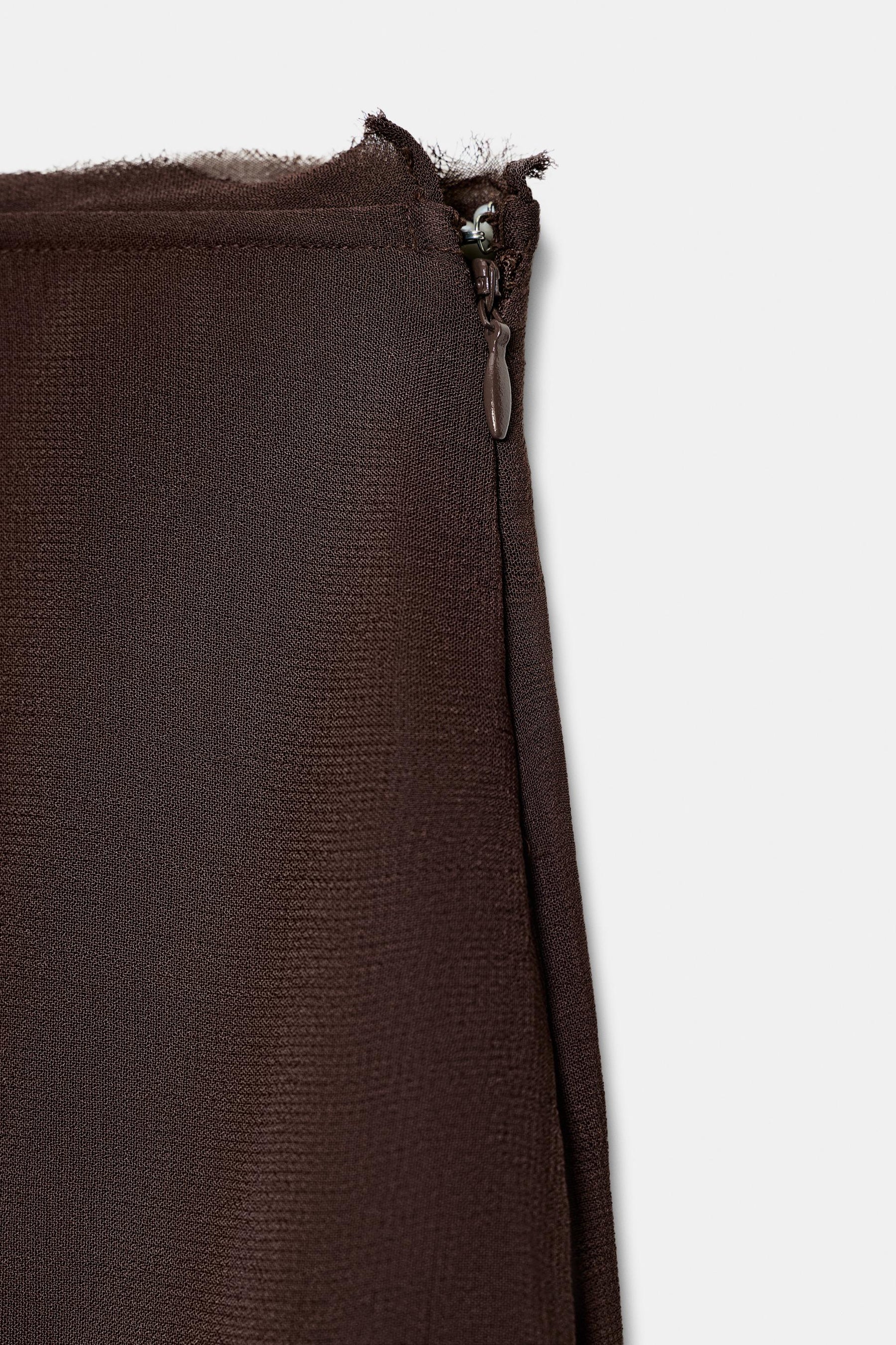 Beaded Ruffled Fashion Skirt