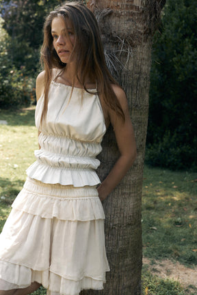 Georgette Ruffle Skirt