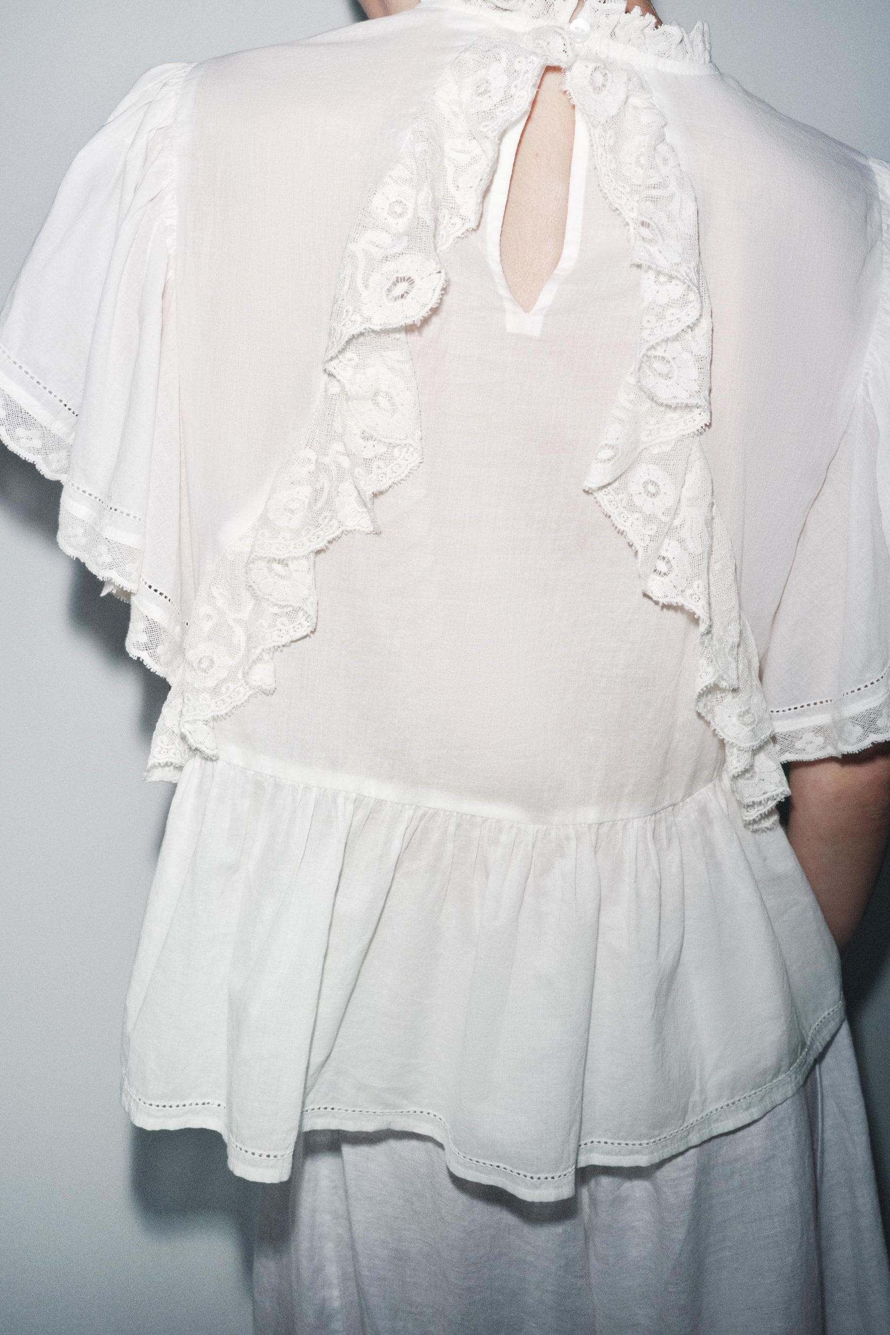 Embroidered Lace Top