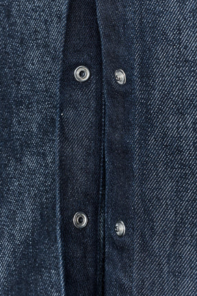 Denim Shirt with Ties