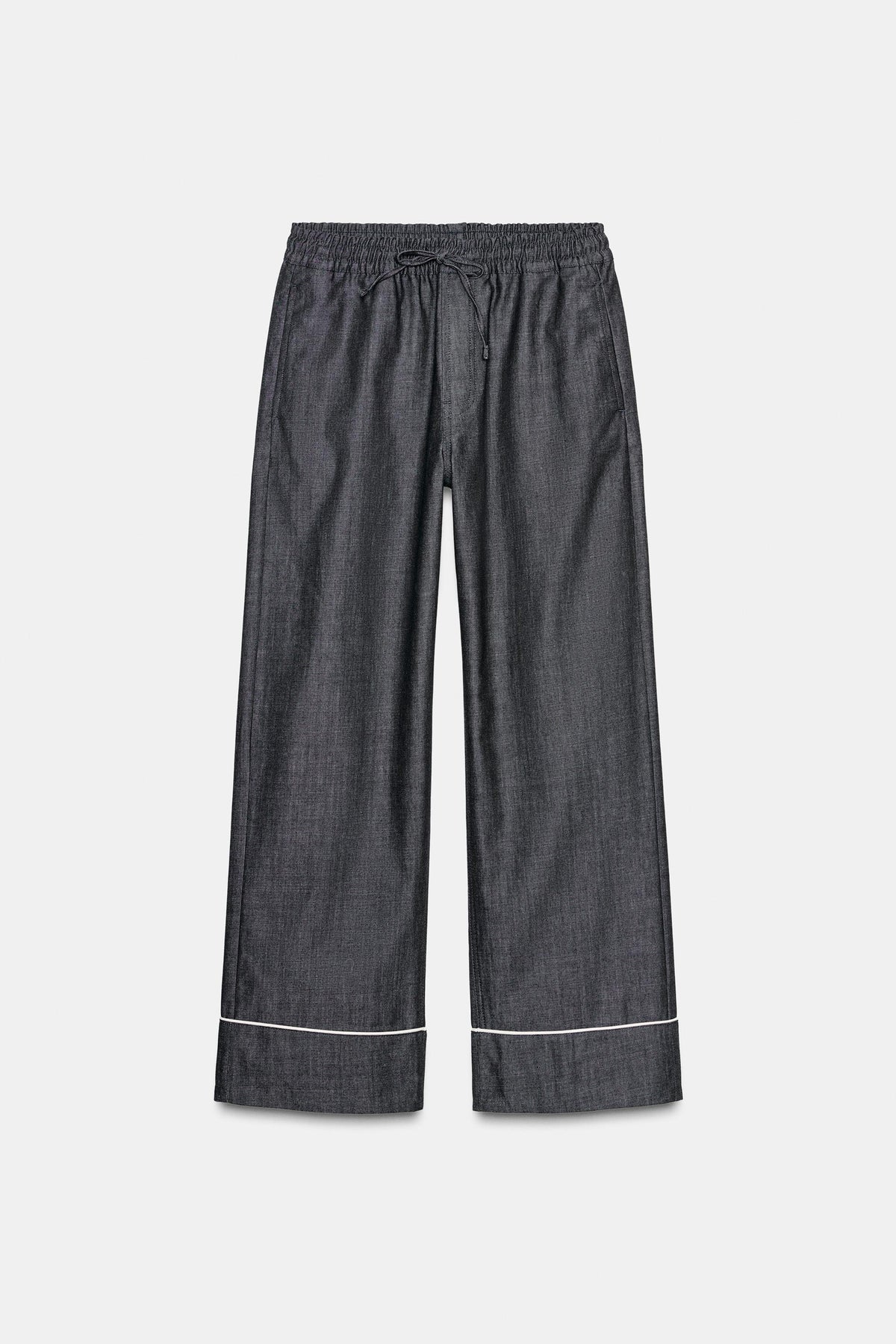 Contrast Trim Trousers
