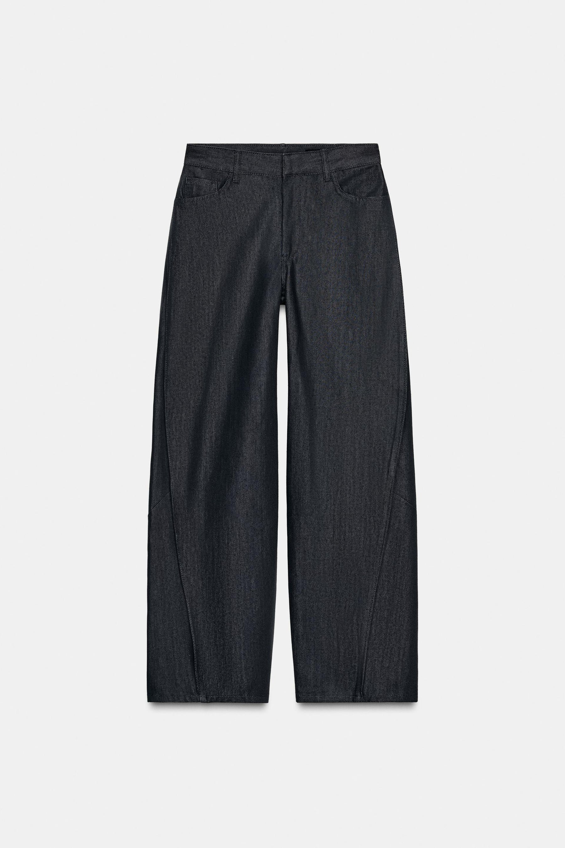Balloon Denim Trousers