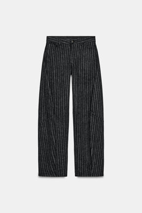 Striped Balloon Trousers
