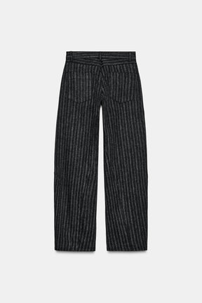 Striped Balloon Trousers