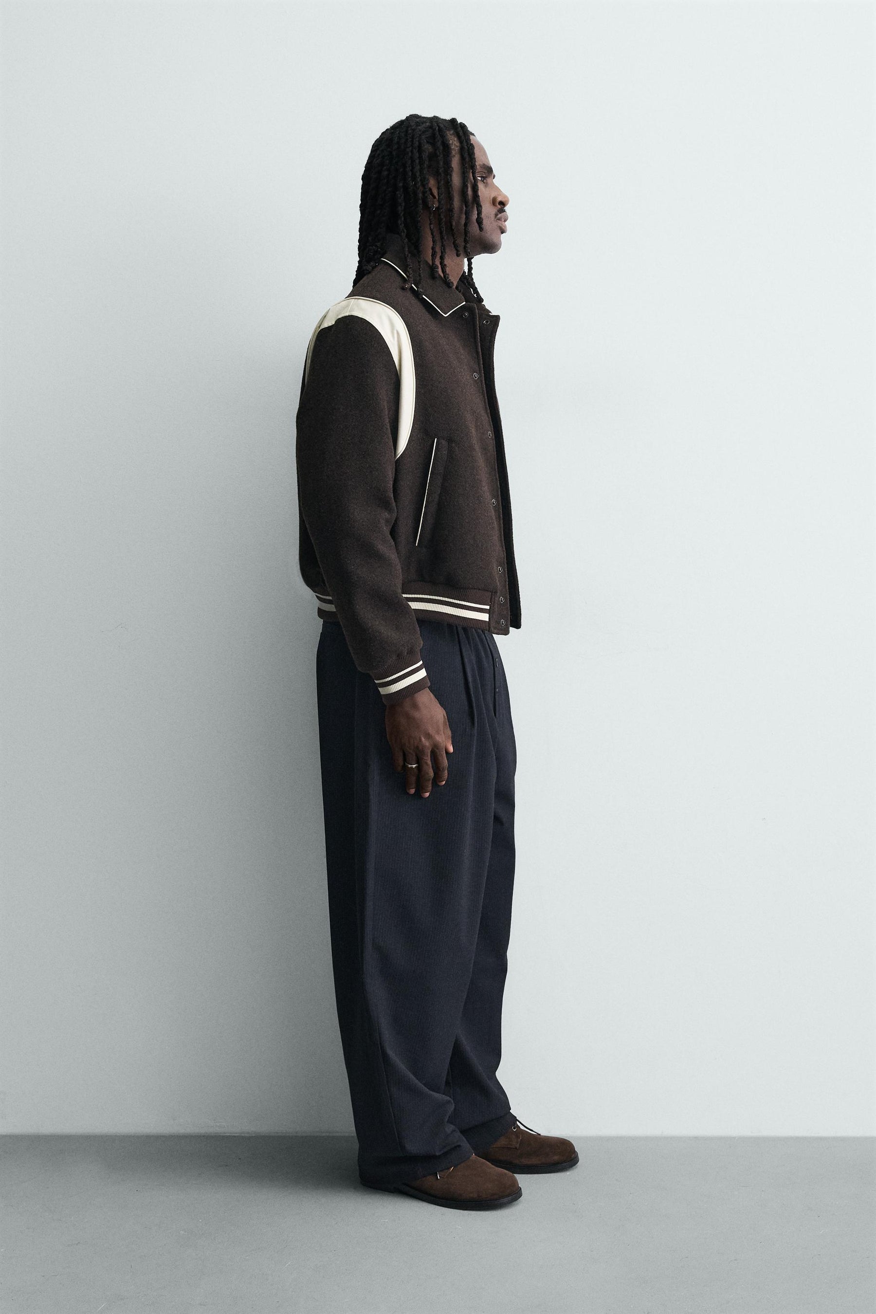 Contrast Bomber Jacket