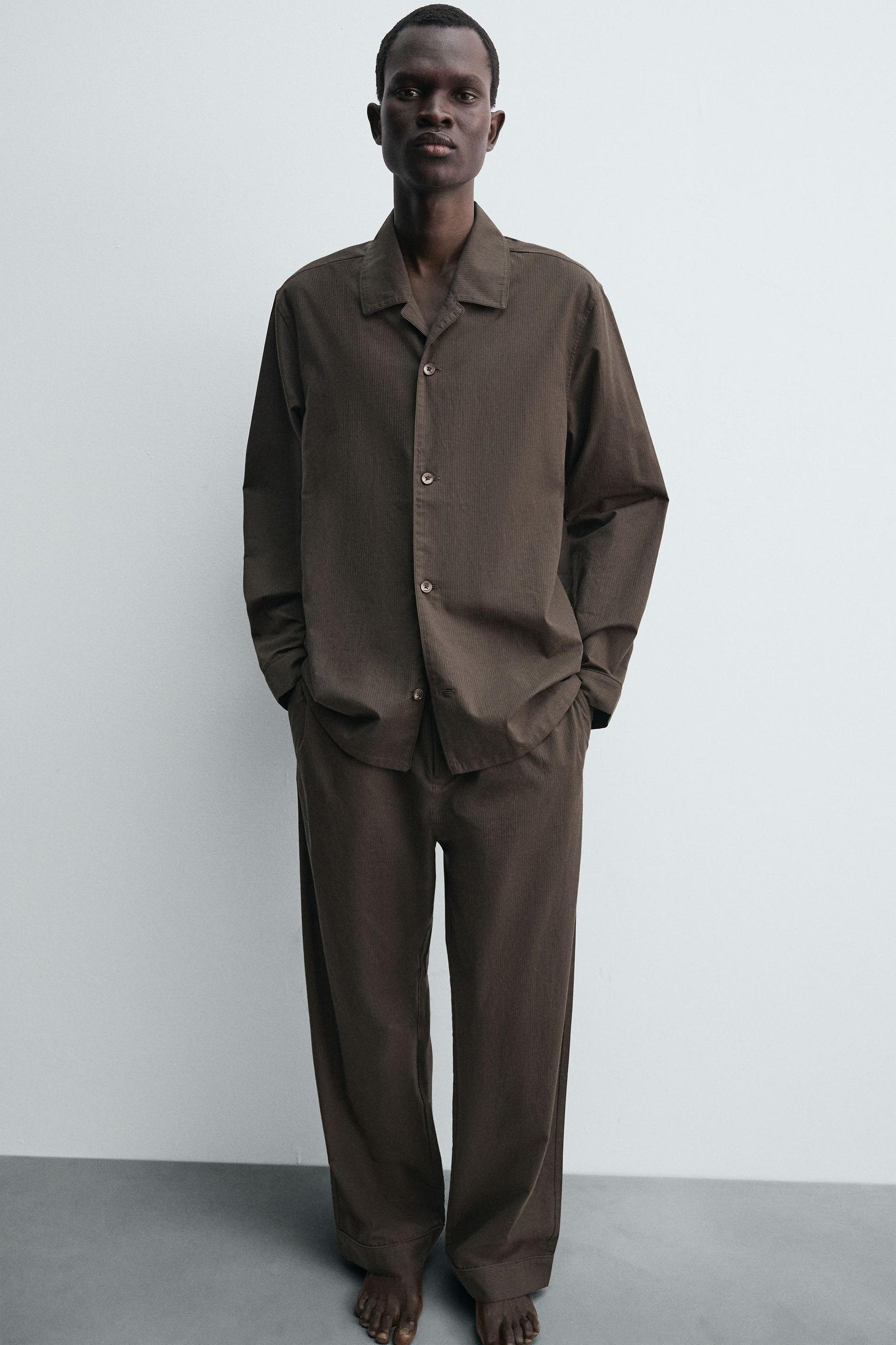JACQUARD PYJAMA SHIRT - Image 6
