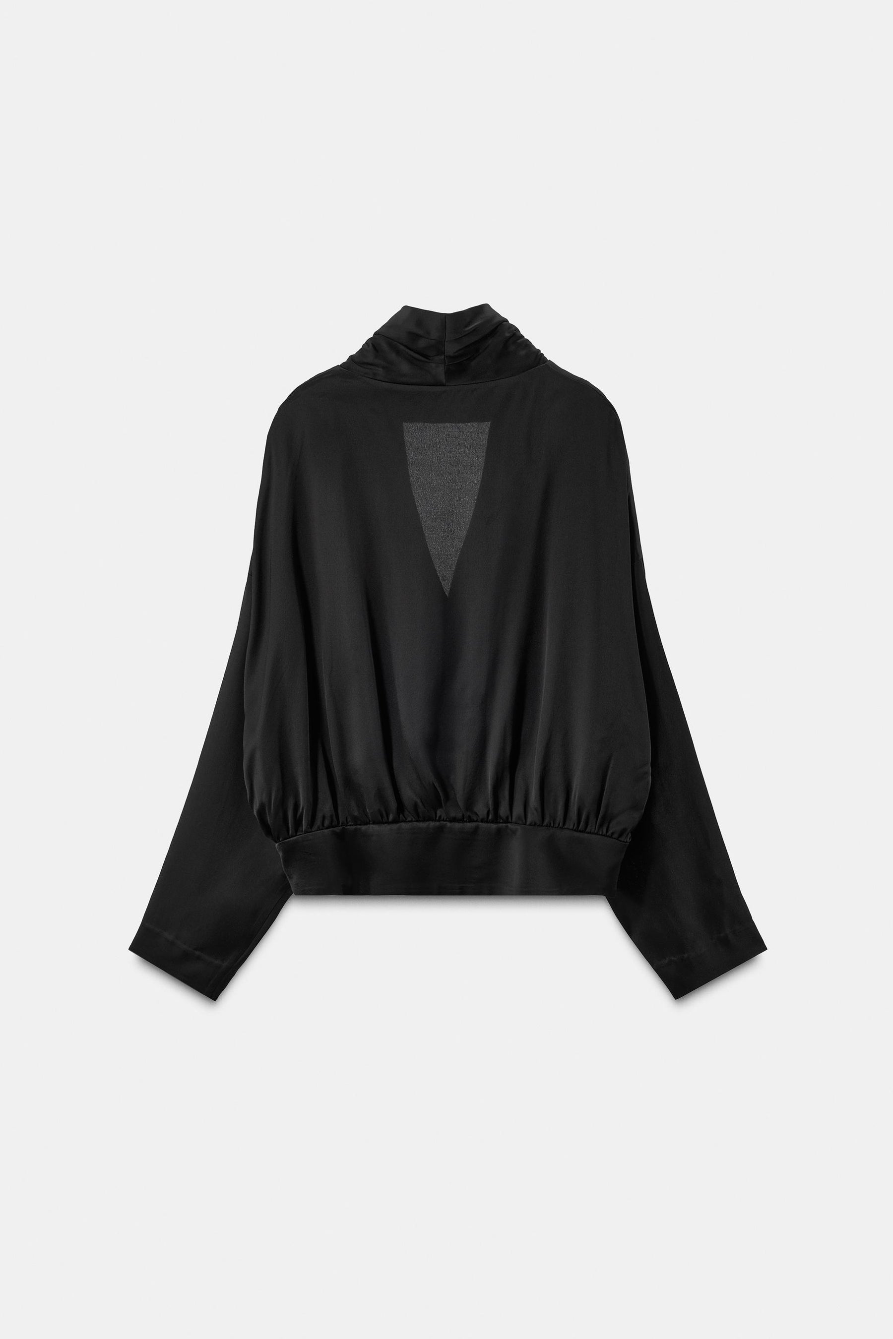 Satin Blazer Shirt