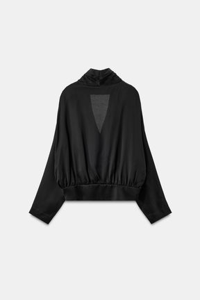 Satin Blazer Shirt