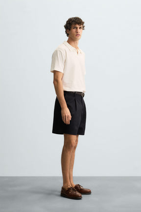 TEXTURED POLO SHIRT - Image 4