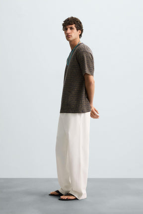 JACQUARD STRIPED T-SHIRT - Image 4