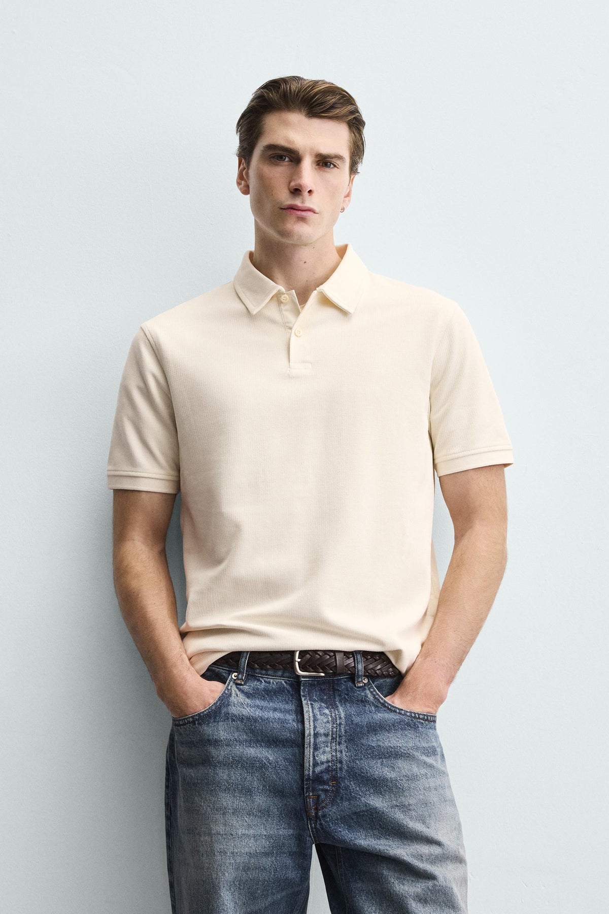 Textured Regular Polo