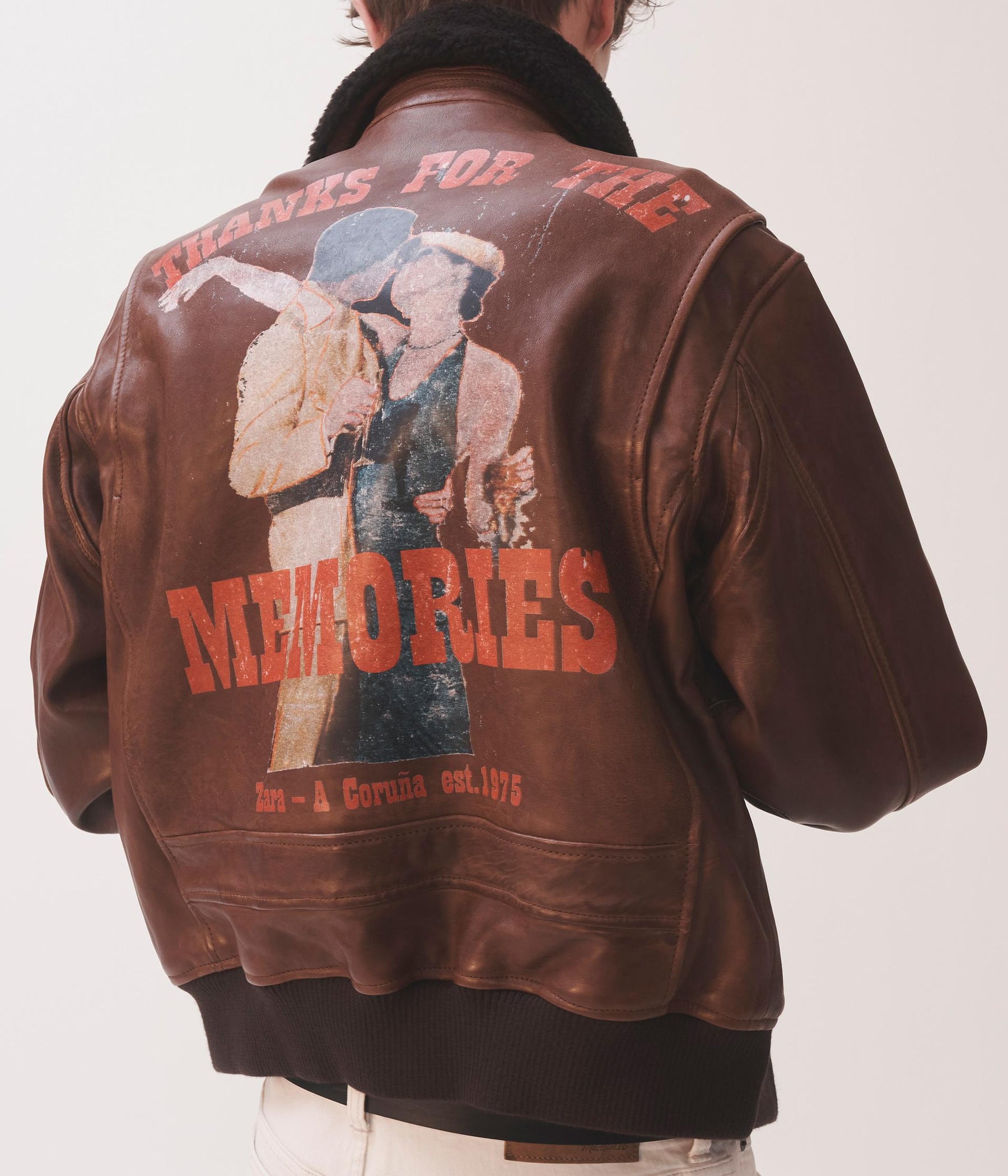 LEATHER AVIATOR JACKET