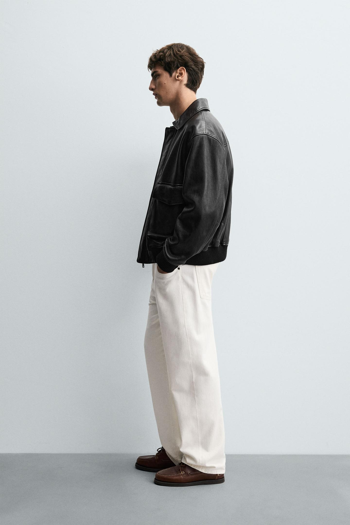 Leather Pocket Jacket